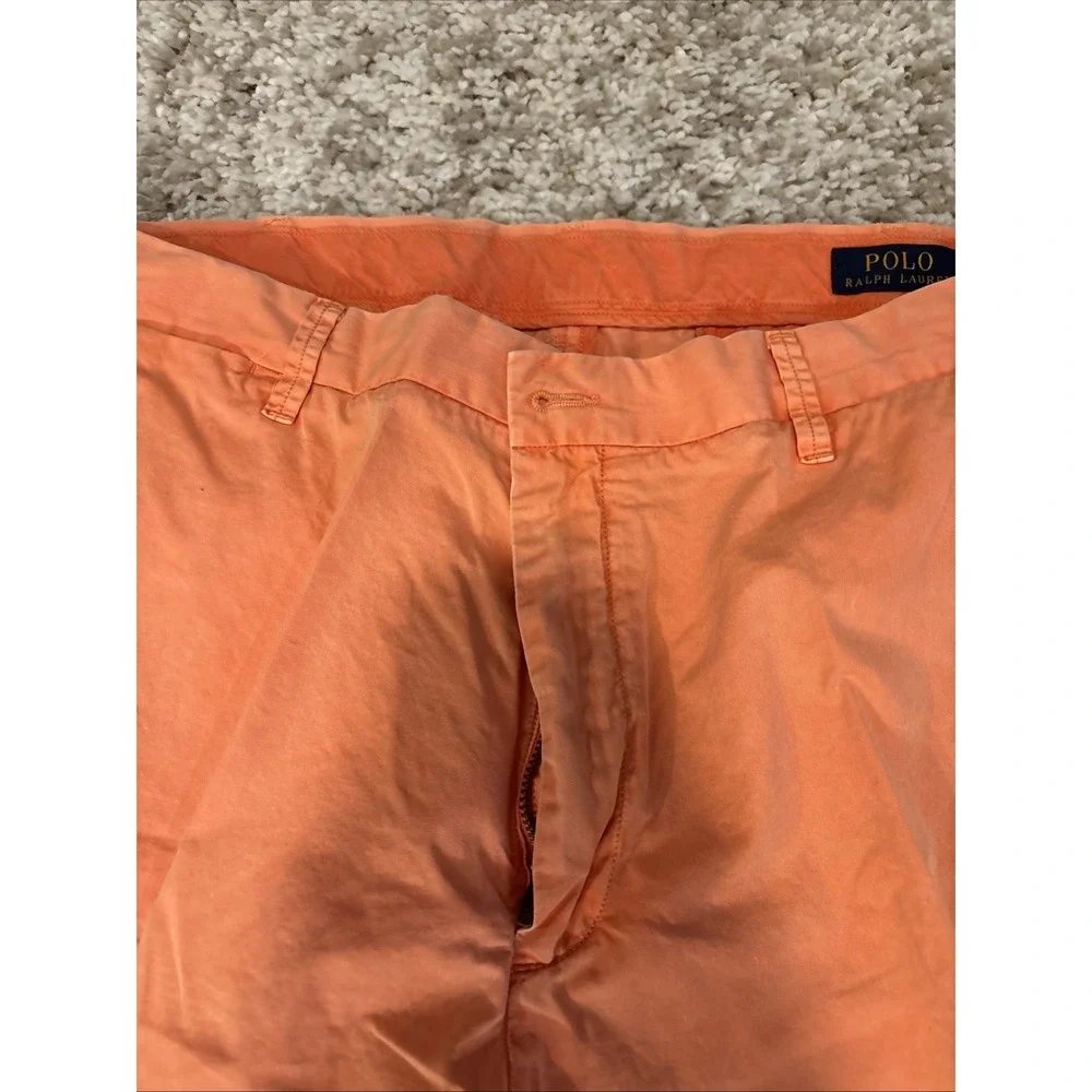 Womens Polo Classic Fit Ralph Lauren Orange Shorts‎ Size 38
